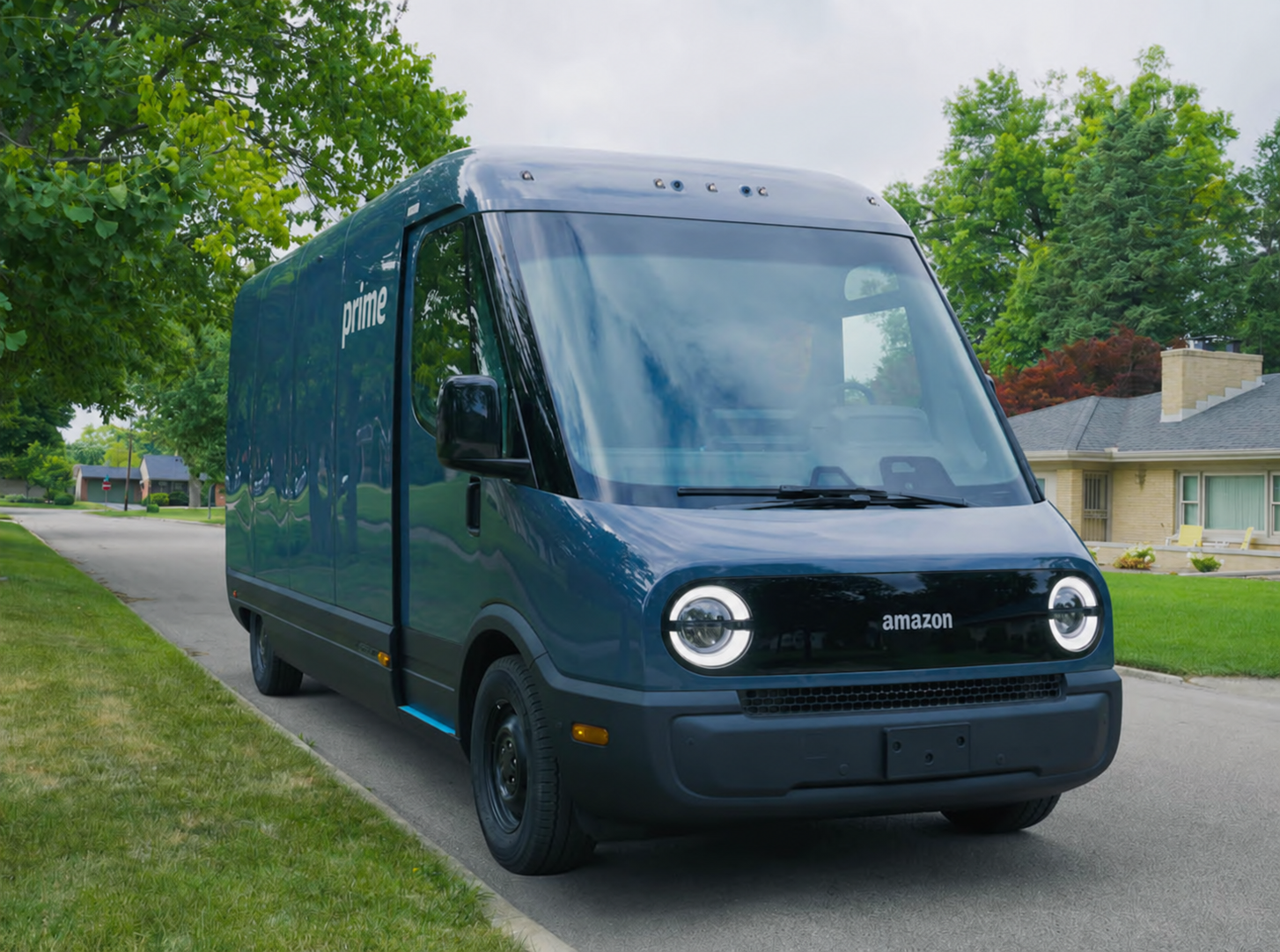 Amazon delivery van operated as part of Delivery Service Partner operations
